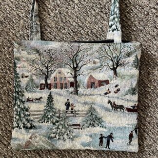 Snowy Scene Tote Bag